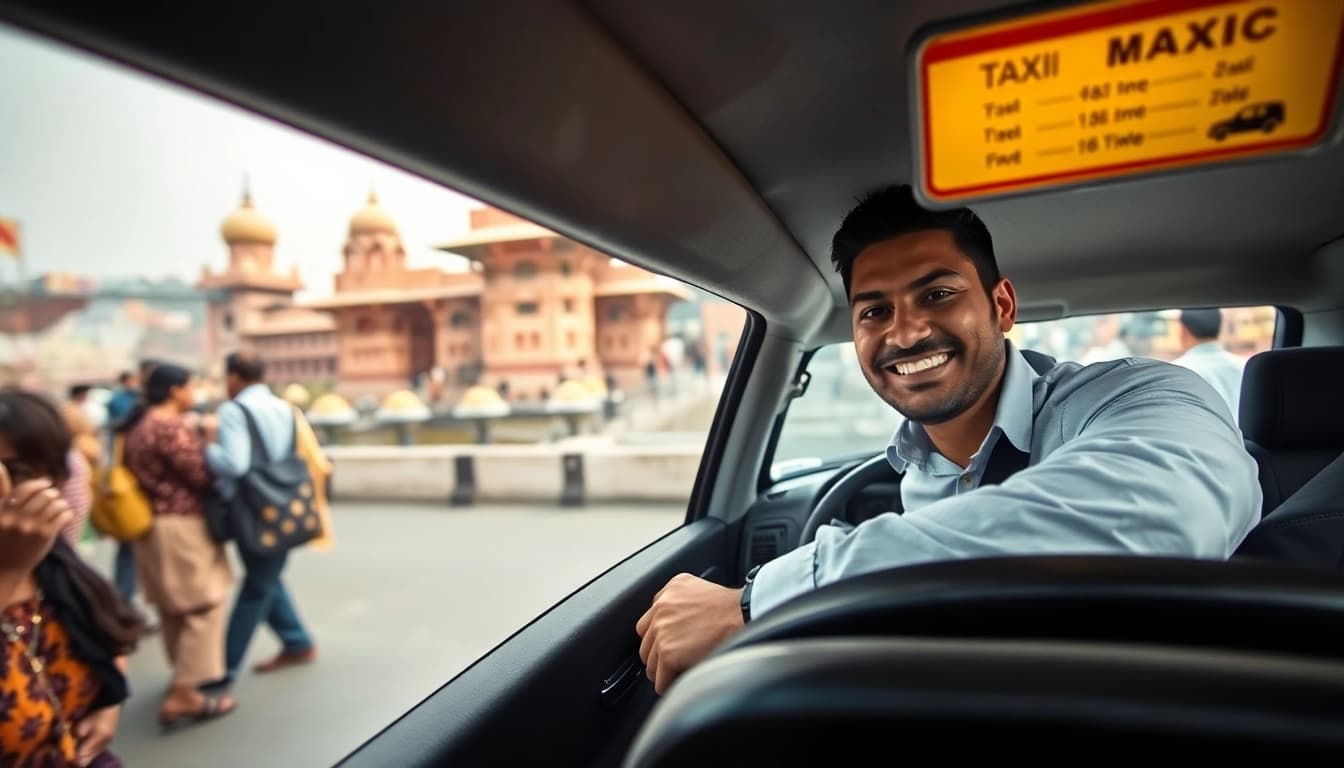 Haridwar Taxi Service featuring a clean taxi ready for passengers at Har Ki Pauri.