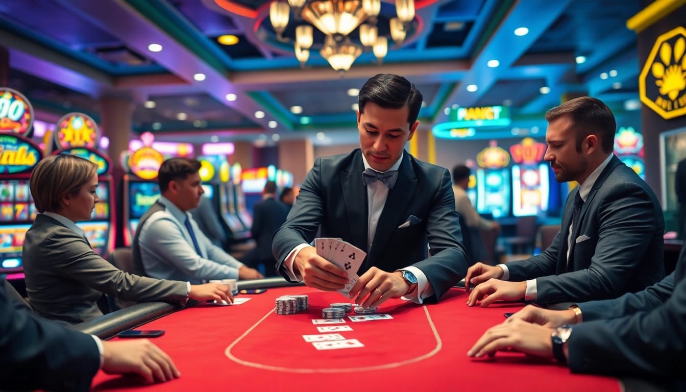 Permainan poker menarik di PLANET77 dengan pemain berkualitas tinggi yang berkompetisi.