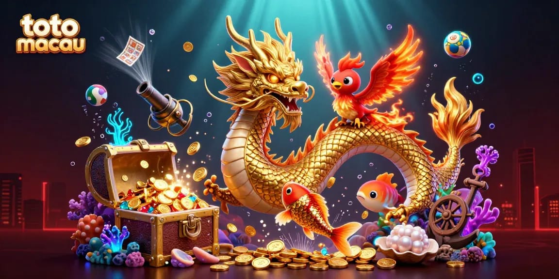 Menangkan peluang terbaik dengan toto macau dan jackpot menggiurkan dalam ilustrasi 3D yang memikat.