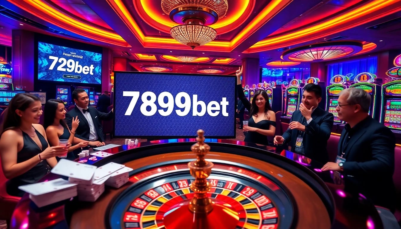 Players celebrating at a casino table showcasing the excitement of 789bet link mới.