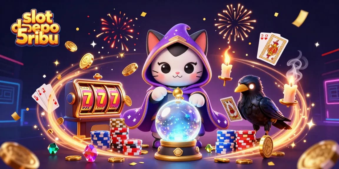 Experience the thrill of slot depo 5ribu with colorful characters and dynamic casino elements.