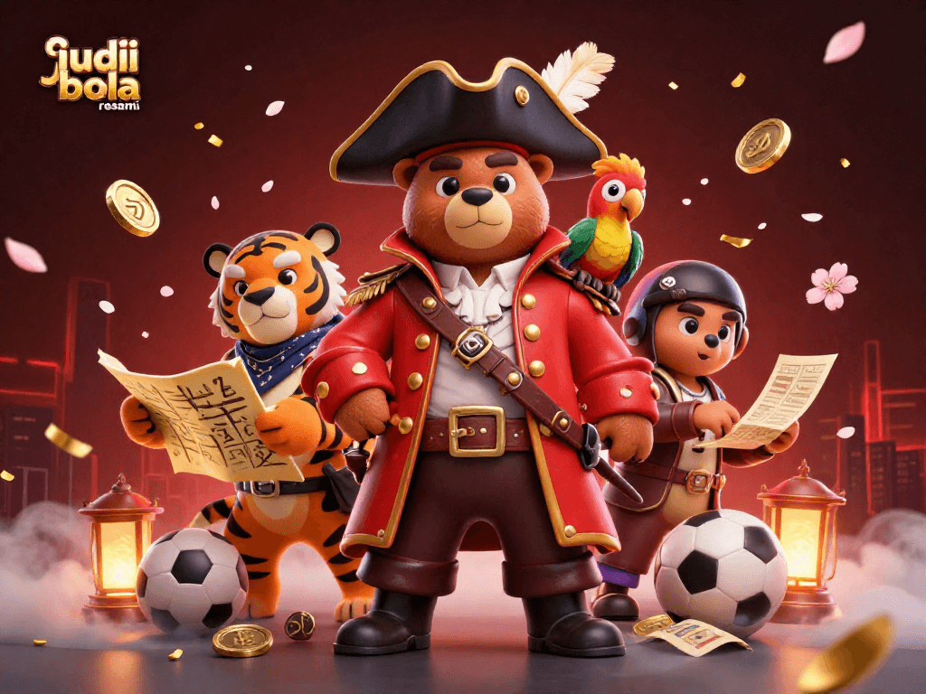 Engage with judi bola resmi: Explore dynamic sports betting with vibrant characters and lively elements.
