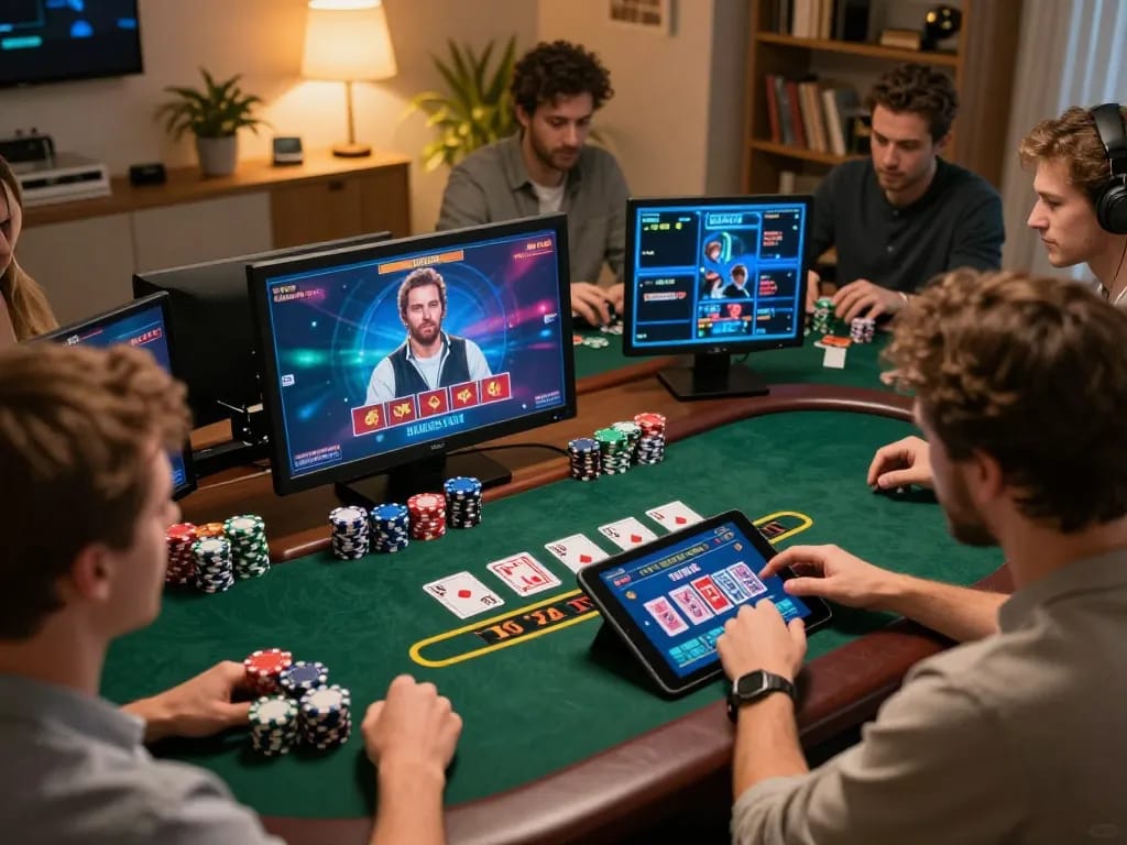 Engaging in casino non aams per italiani online gameplay with live dealer blackjack on a tablet