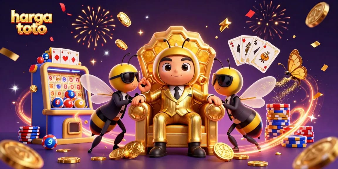 Experience exciting lottery action on harga toto, showcasing vibrant characters and dynamic game elements.