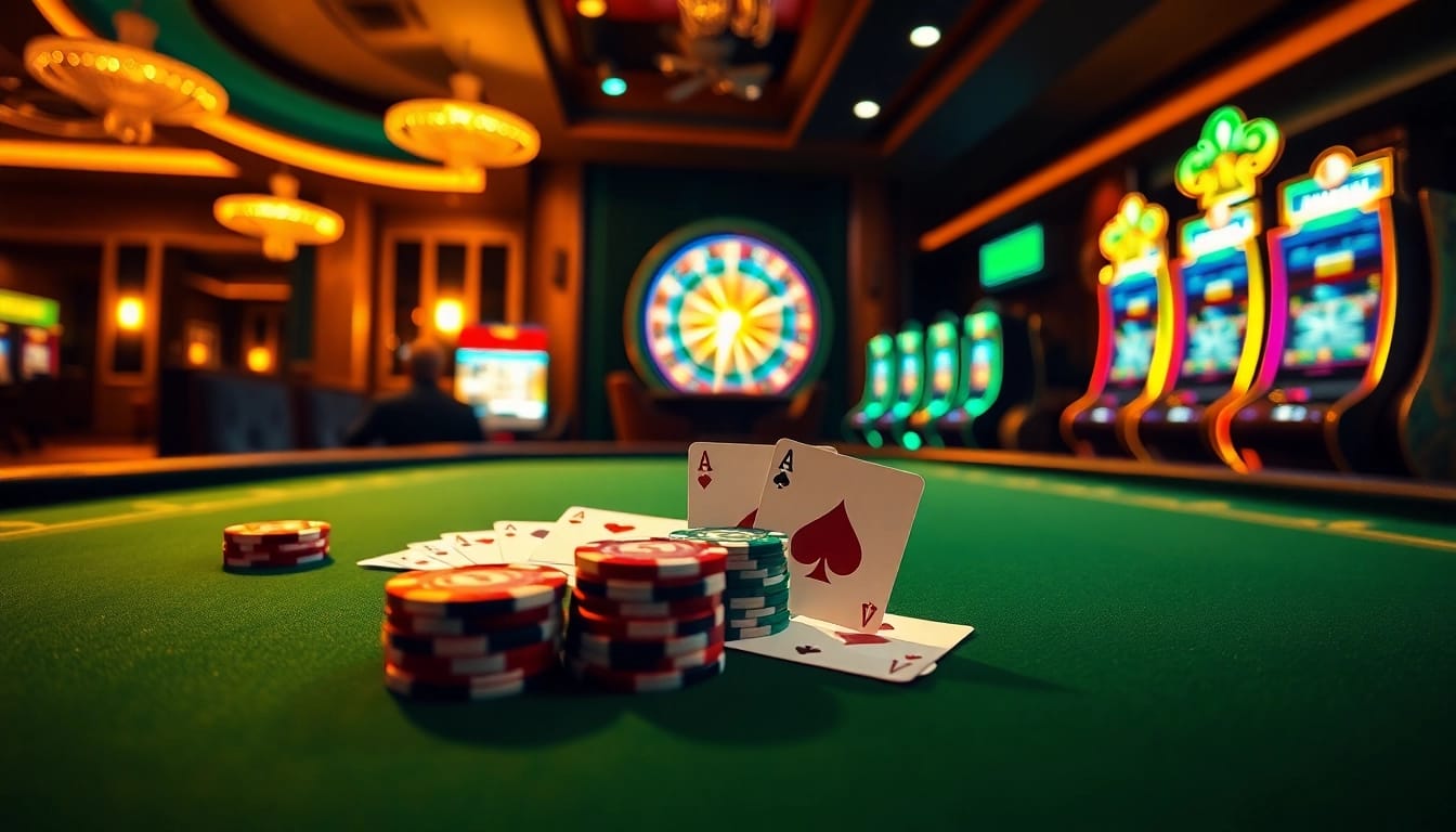 Vivez des moments palpitants sur un site de casino en ligne avec un gameplay de poker excitant et des tables de casino étincelantes.