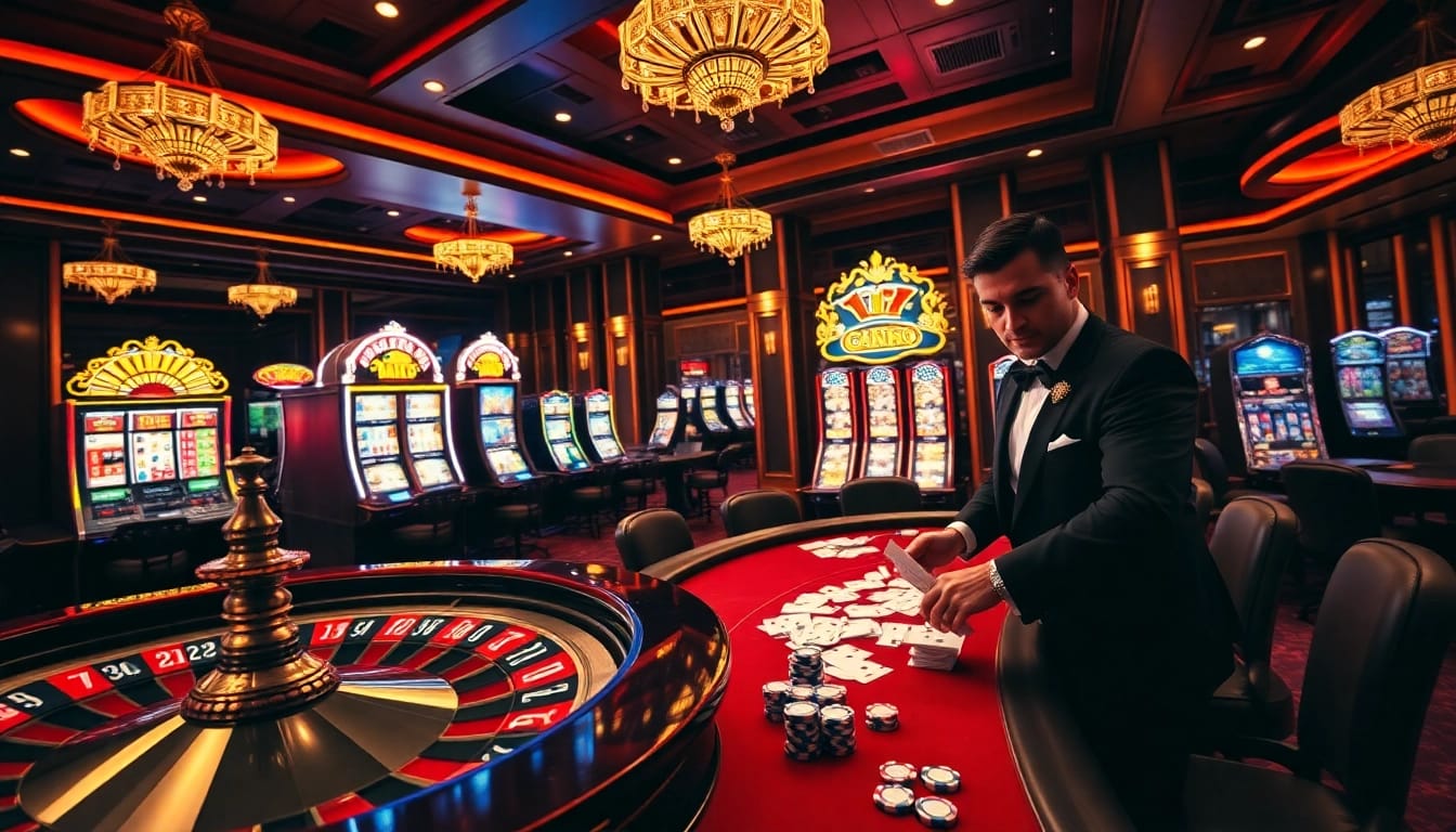 Découvrez l'excitation d'un site de casino en ligne avec des tables animées et des jeux captivants.