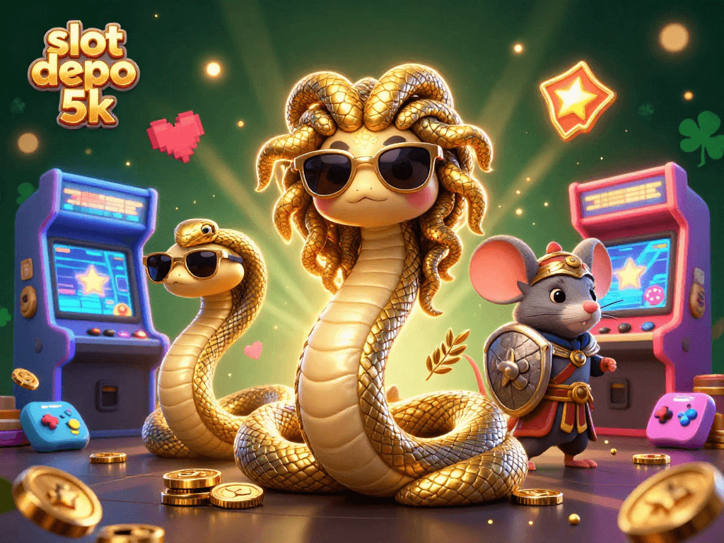 Spin the reels at slot depo 5k for a chance to win with vibrant game machines.