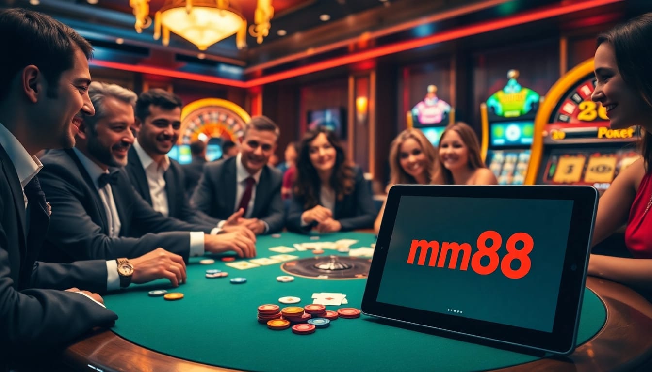 Experience thrilling gameplay at mm88 casino with vibrant poker action and modern betting interfaces.