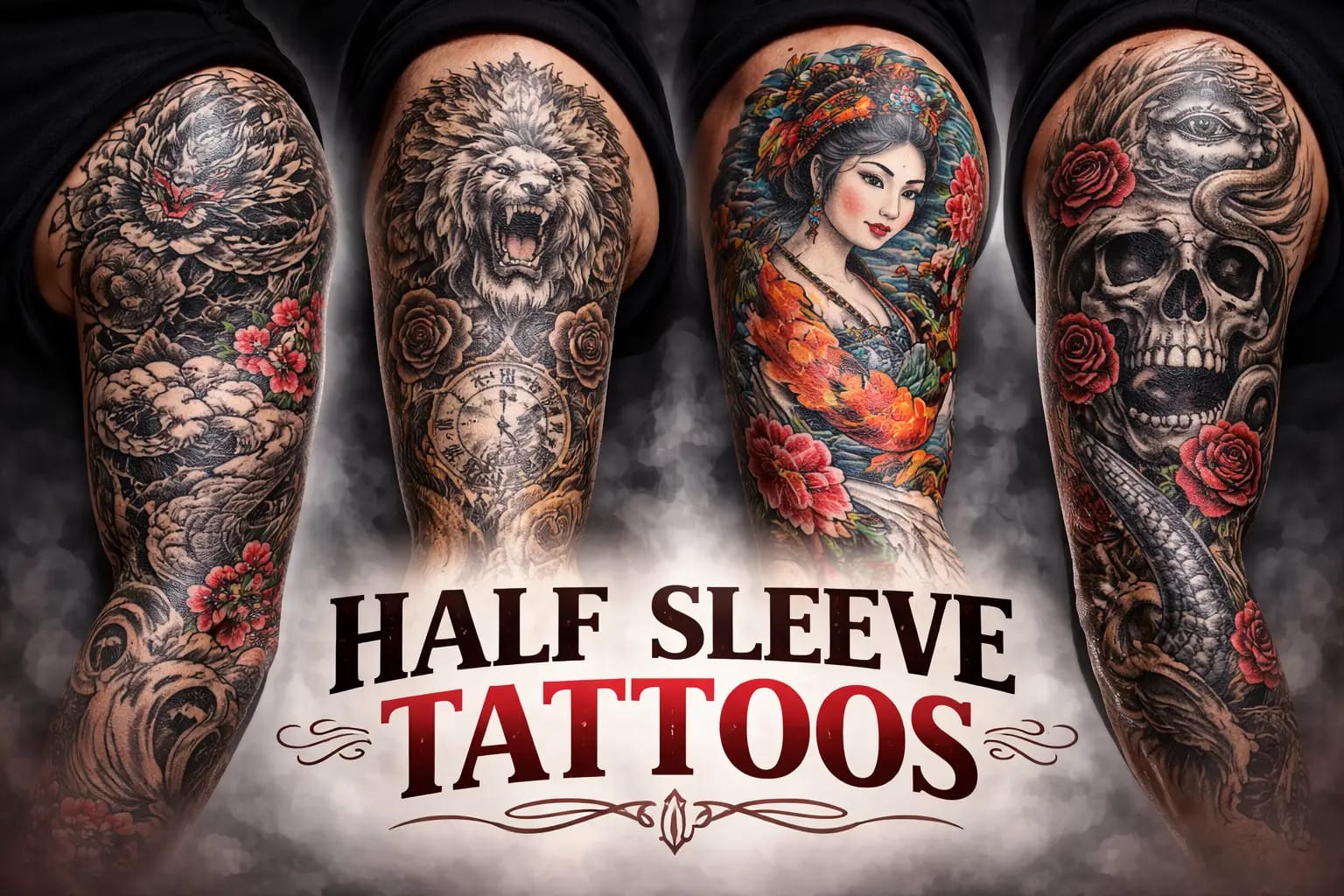 half sleeve tattoo
