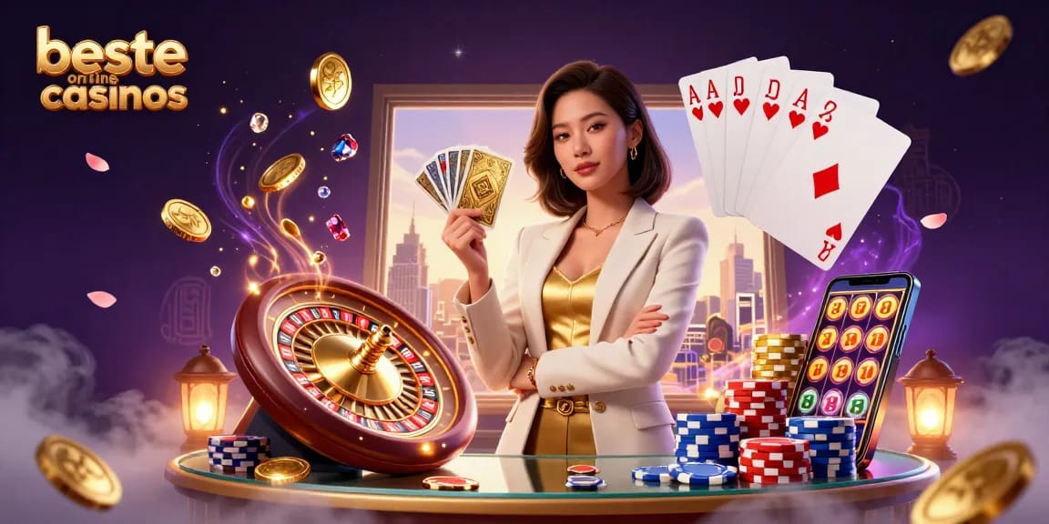 Experience the excitement of beste online casinos with stunning visuals featuring glamorous gaming elements.