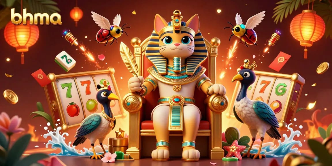 Experience the excitement of bhma's credit card casinos with a pharaoh cat and rich gaming elements.