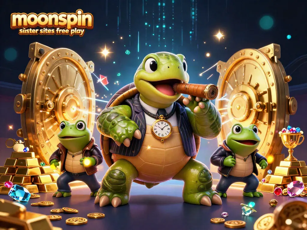 Experience exciting free play options with moonspin casino sister sites free play featuring vibrant 3D casino characters.