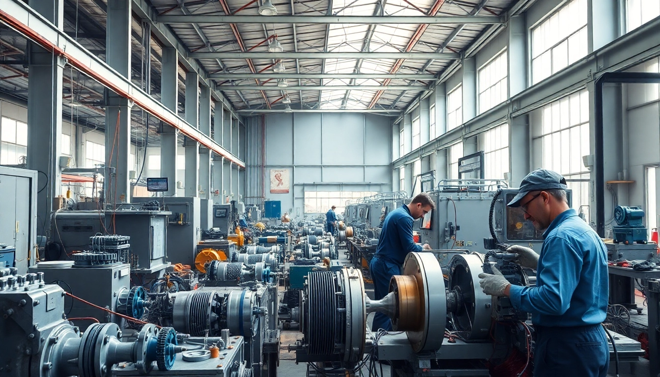 Workers engaged in industrial fabrication edmonton, showcasing machinery and expertise in a professional setting.