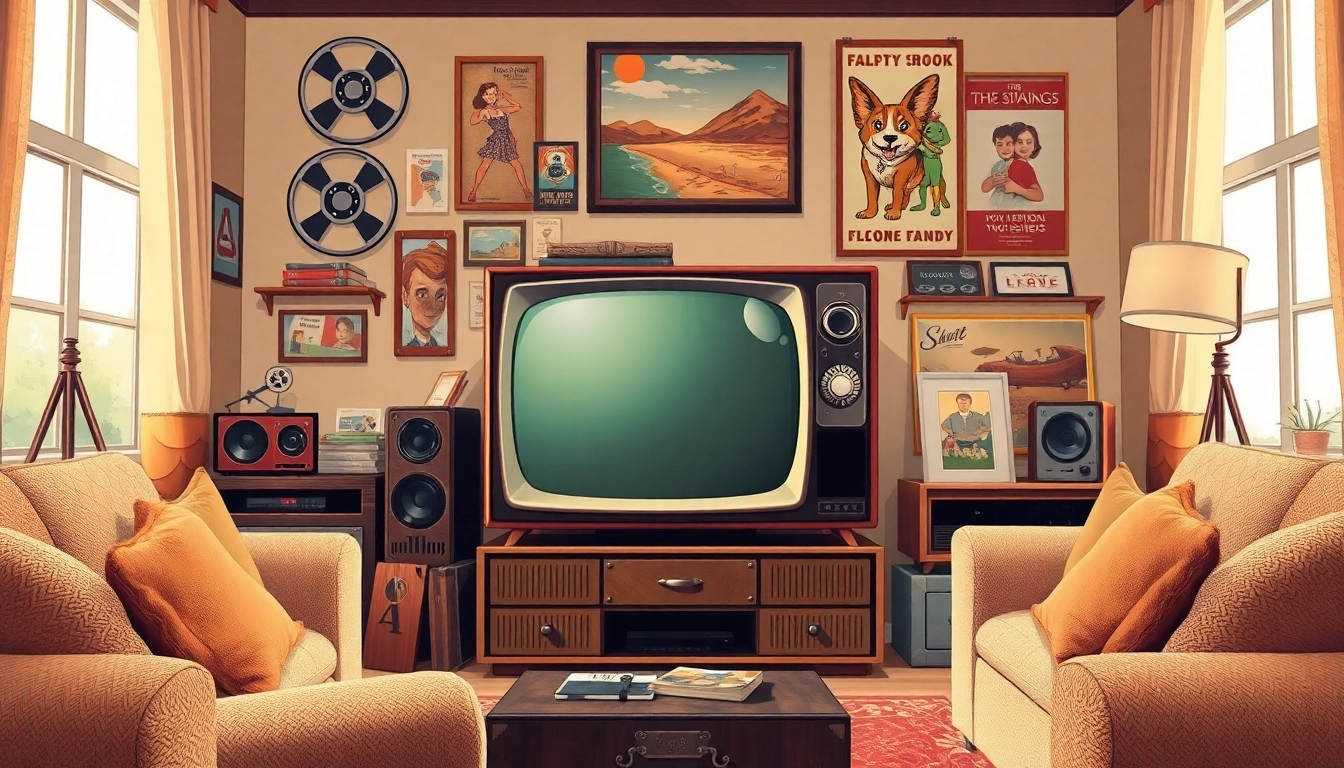 fadaeyat.com의 TV 콘텐츠를 중심으로 한 친근한 거실 풍경.