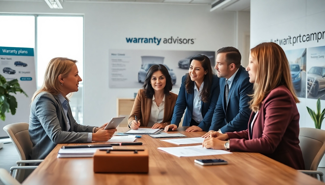 Expert led warranty company team collaborating on innovative warranty solutions.