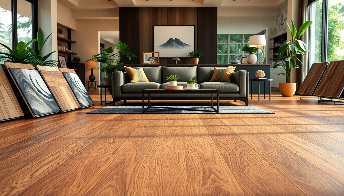 Enhance your home with exceptional LVP flooring near me in a stylish showroom.