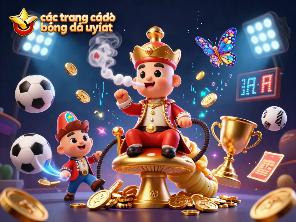 Các trang cá độ bóng đá uy tín với hình ảnh chú sâu khói mang đến không gian cá cược thú vị