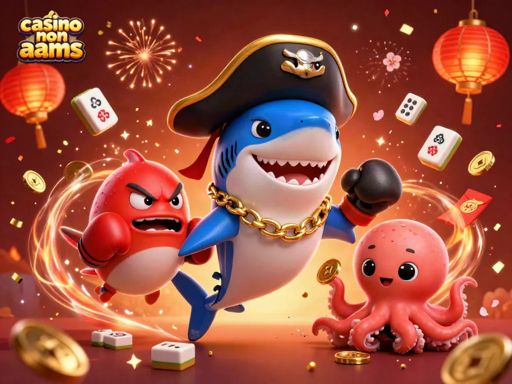 Cattura l'azione nei casino non AAMS con squali pirata, pesci puffer e polpi, fra luci e simboli fortunati.