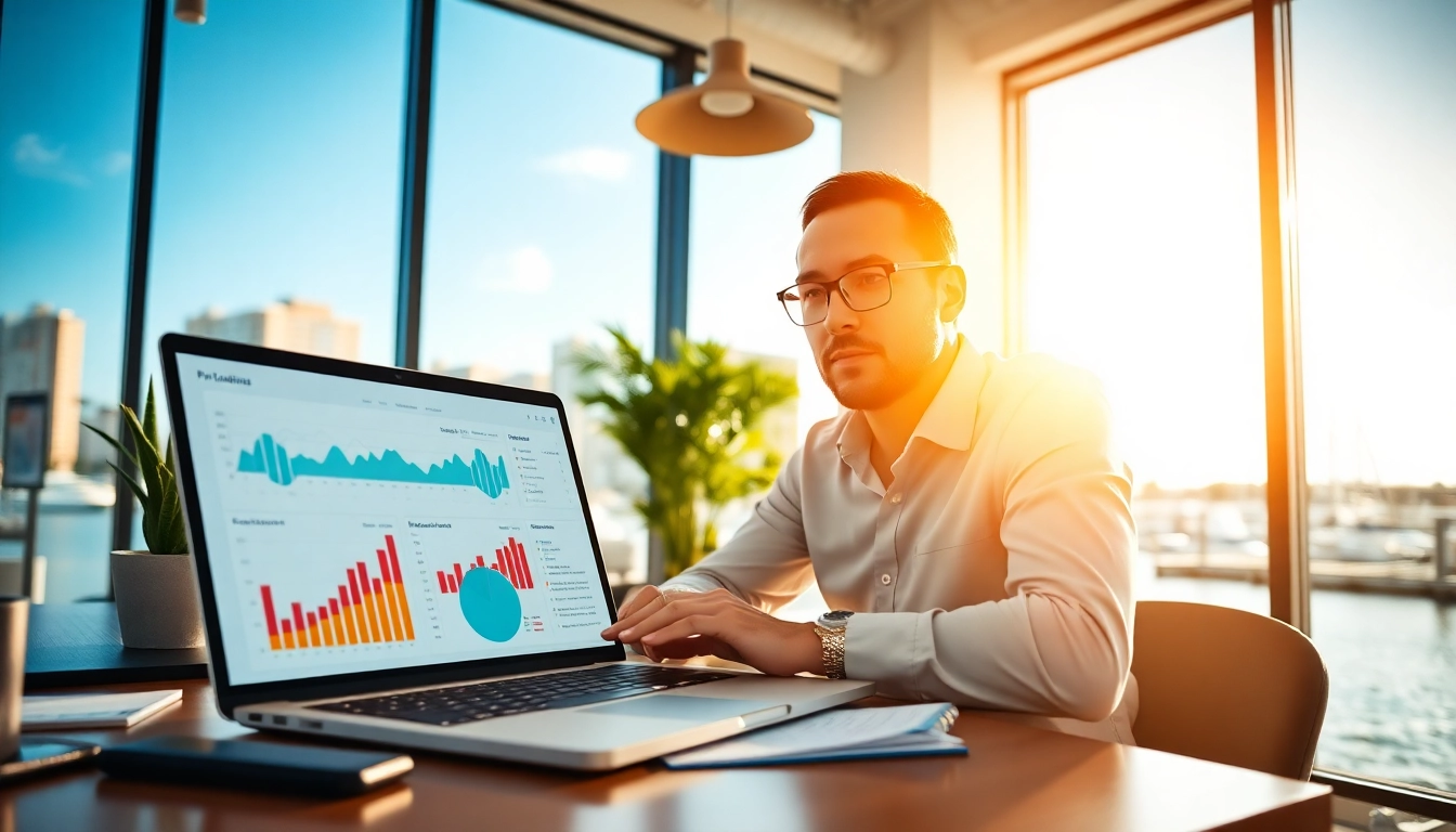 Boost your Clearwater FL SEO strategies with a practical analysis in a vibrant office environment.
