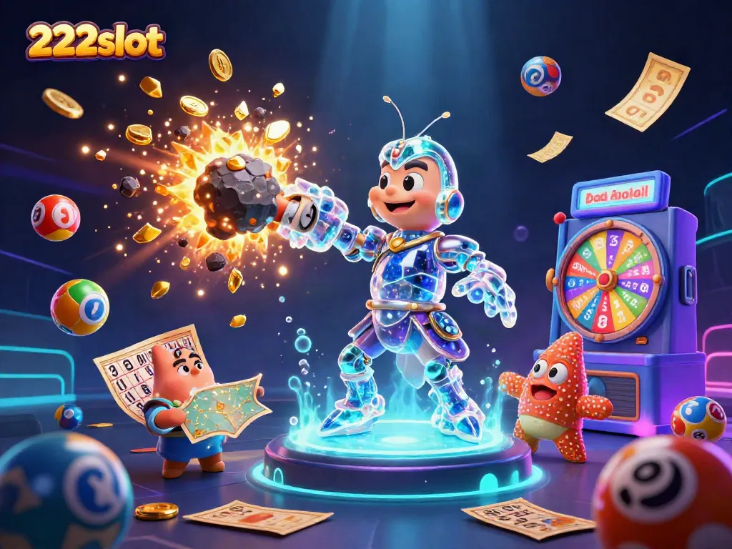 Permainan menarik di 222slot dengan karakter samurai galaksi dan efek keberuntungan yang berkilau.