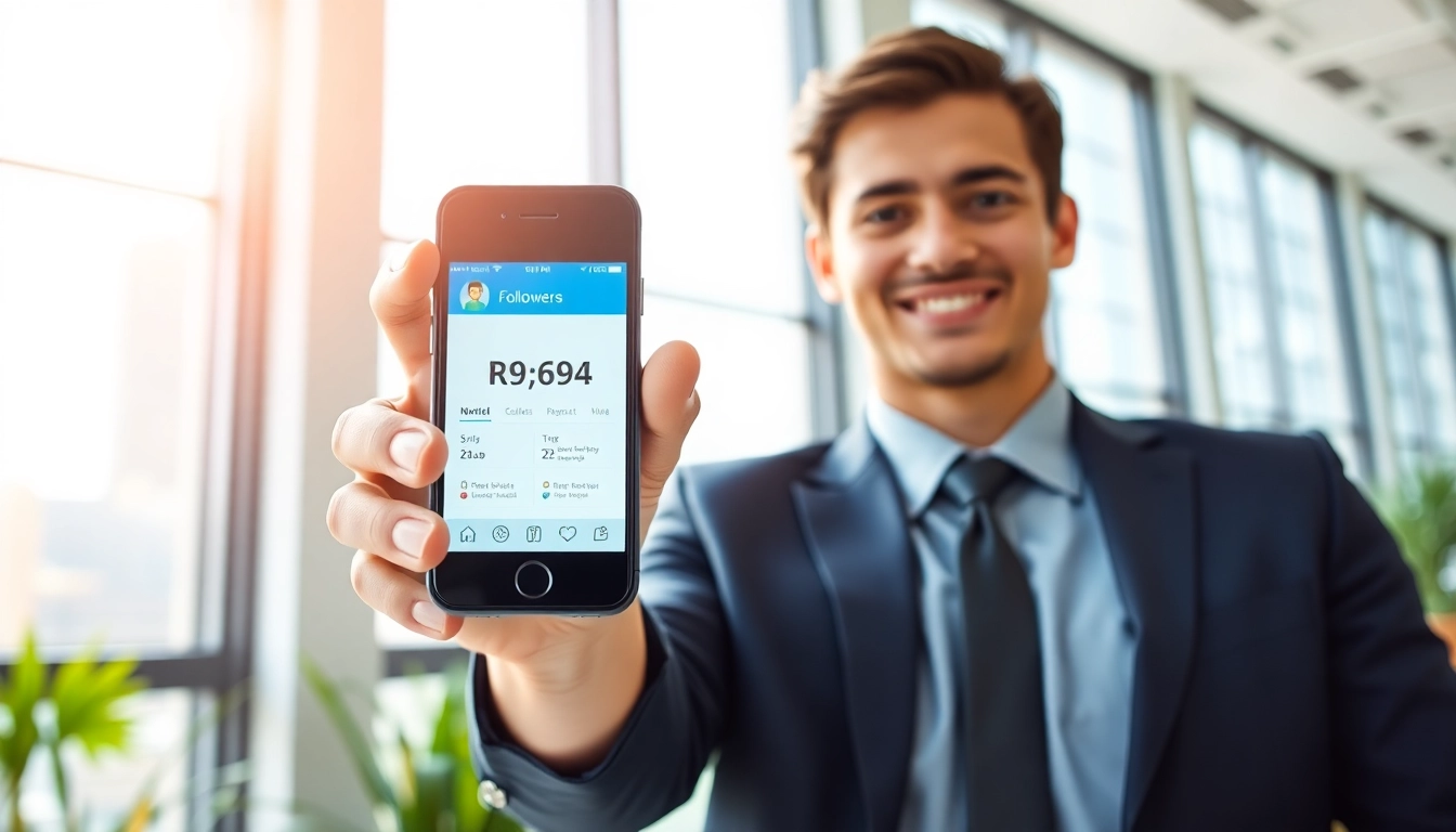 インスタ フォロワー 購入のメリットを実感する若者の活き活きとしたスマートフォンのスクリーン