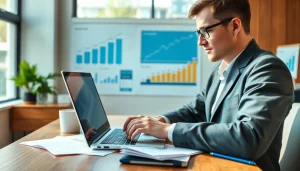 Boost engagement and growth with expert smm services in a modern office.