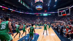 nba중계의 생생한 농구 경기 장면을 보여줍니다.