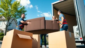Best movers in Vancouver efficiently relocating a family, showcasing professionalism and care during the moving process.