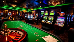 Experience high-stakes excitement at 79king com with engaging poker tables and vibrant casino elements.