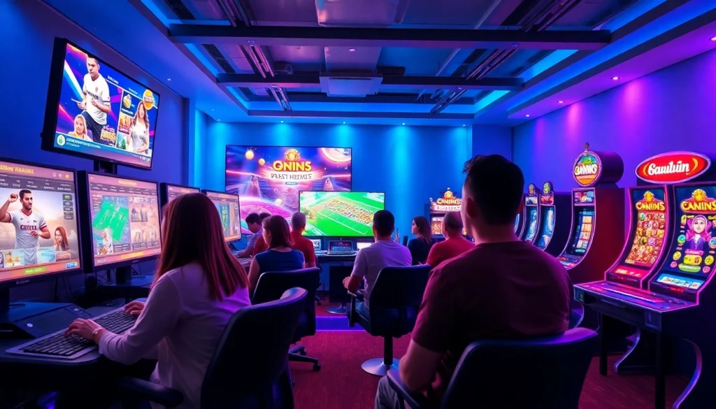 Trải nghiệm cảm giác hồi hộp khi chơi tại Saowin Club với hình ảnh sống động và giao diện trò chơi động.