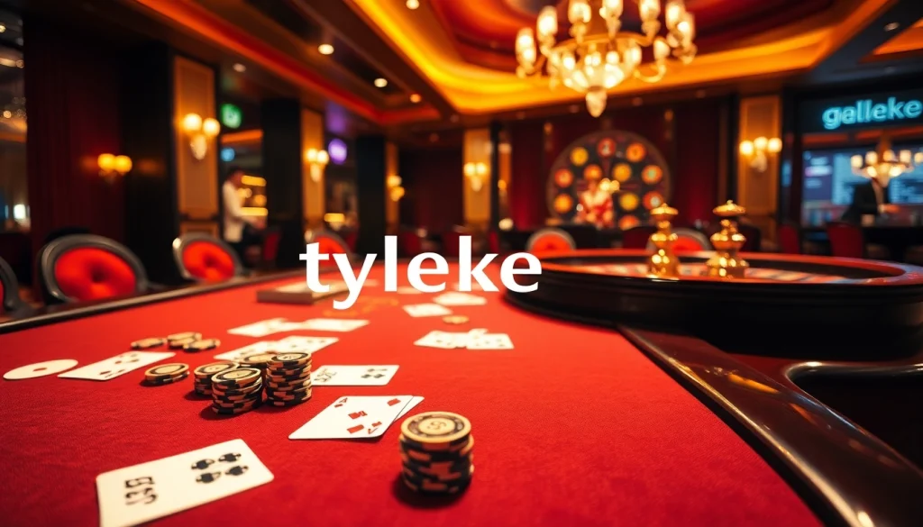 Experience high-stakes poker action at tylekeo.asia with an elegant casino scene.