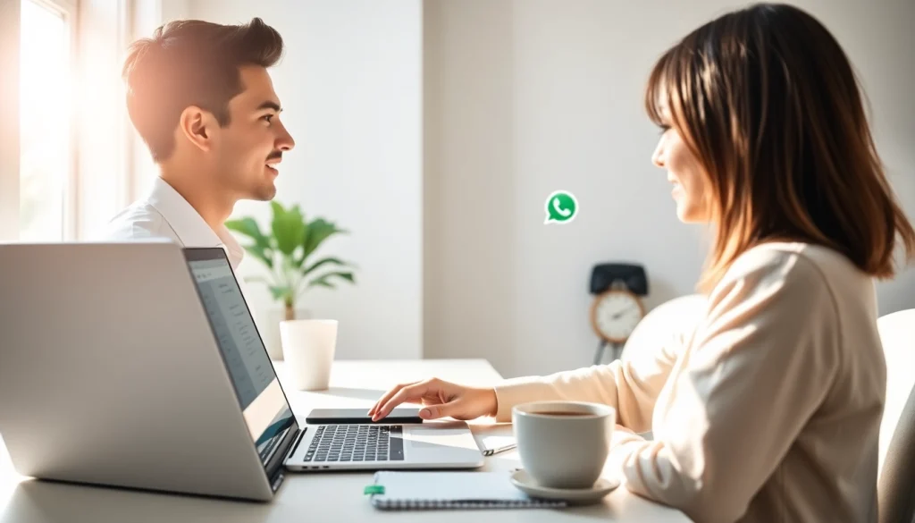 在现代工作区使用快连VPN访问 WhatsApp Web 的用户