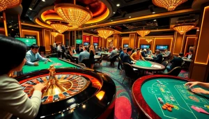 Experience the thrill of vn168 as players engage in vibrant casino gaming and exciting bets.