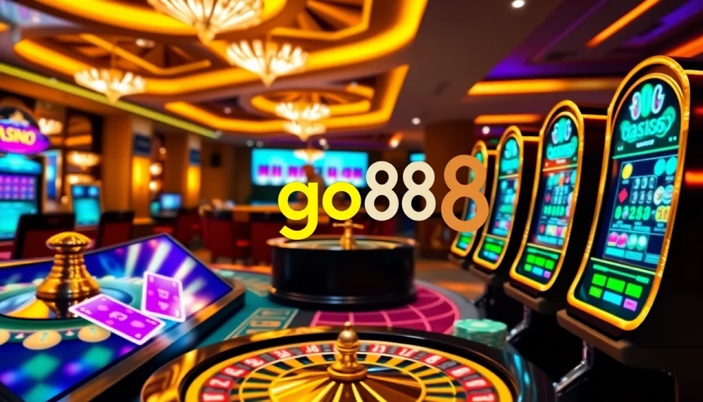 Experience the online excitement of go88 with vibrant casino visuals and dynamic gameplay.