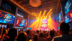 An exciting event scene at KJC365, showcasing vibrant performances and a lively audience atmosphere.