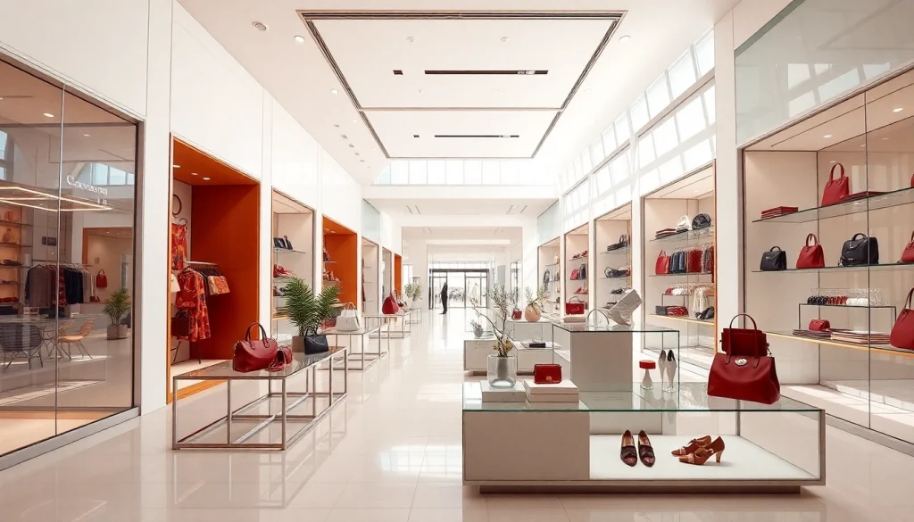 레플리카쇼핑몰의 고급스러운 제품 진열 모습을 담은 사진입니다.