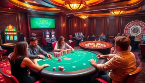 Experience the excitement of 79 king with engaging slot machines and a high-stakes poker table.