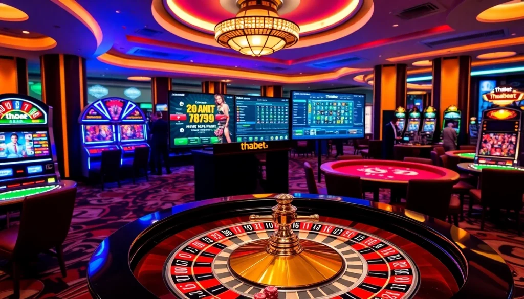 Thabet casino offers thrilling gambling experiences with vibrant roulette, poker, and slot machines.