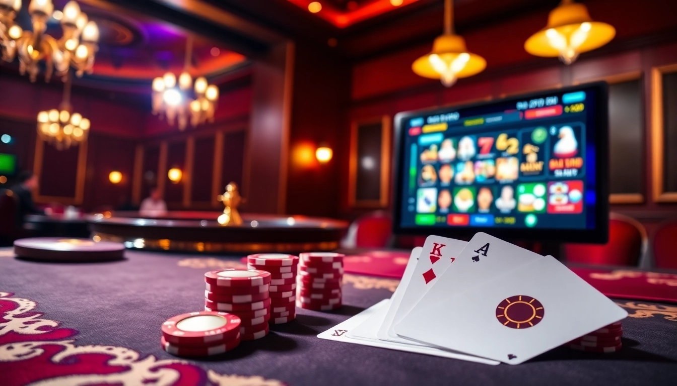Vivez l'excitation d'un site de casino en ligne avec des tables de poker vibrantes et des interfaces de jeu immersives.