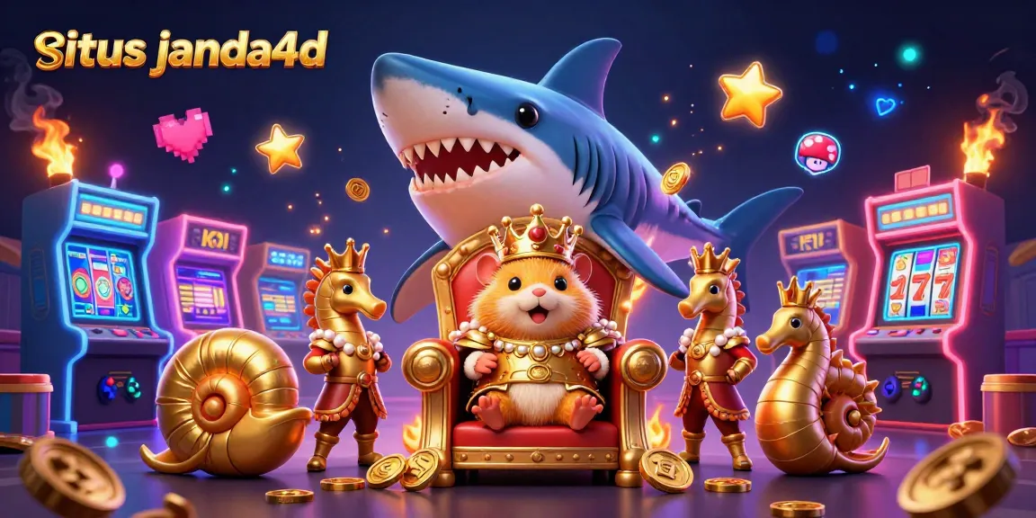 Gambarkan pengalaman bermain yang menyenangkan di situs janda4d dengan kasino interaktif dan simbol keberuntungan.